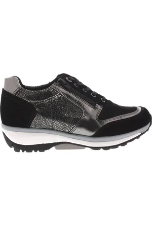 Xsensible Dames Veterschoenen Wembley Black Fantasy
