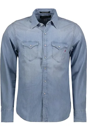 Replay Shirt 6.5 OZ DEEP BLUE DENIM LIGHT BLUE (M4981 .000.26C 64A - 010)