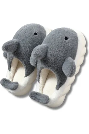 Merkloos Pantoffels - Sloffen - Slippers - Warme Pantoffels - Dames - Heren - Pluche