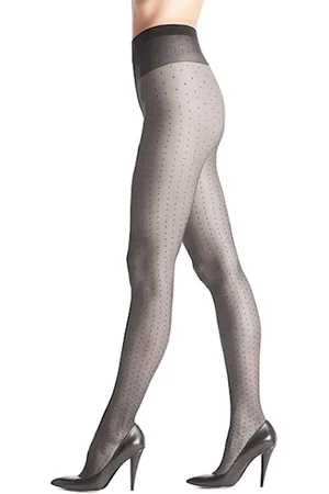Oroblu 20 den panty Adelle polka dots maat S grey 12