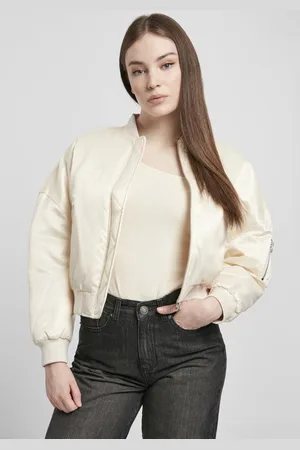 Urban classics Short Oversized Satin Bomber jacket - 4XL
