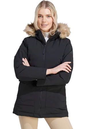 adidas Sportswear Hooded Fur Parka - Dames - - 2XL