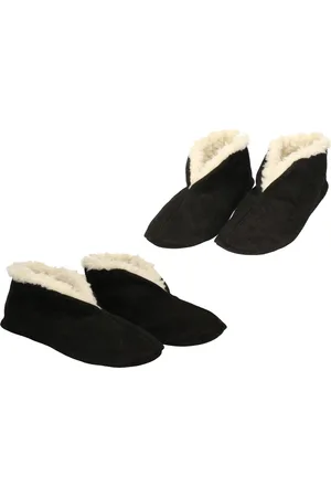 Bernardino Voordeelset van 2x paar Spaanse sloffen/pantoffels voor dames/heren - Voordelig/laagste prijs, maat: 38