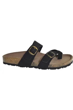 Yokono Granada 712 black nubuck Dames Slippers - - 37