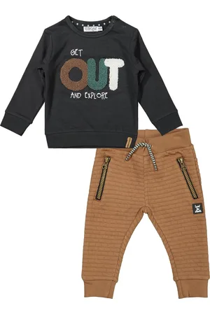 Dirkje SET(2delig) Broek en Sweater Bruin - 62