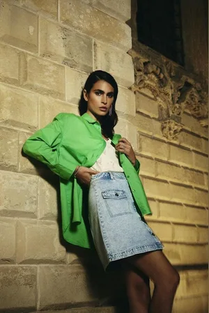 Garcia Dames Blouse Groen Long mouw