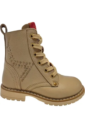 Develab 44368 222 Meisjes Veterboots - Wit - 24