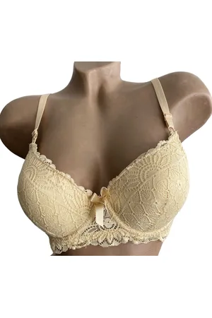 Merkloos Dames BH 1579 push up met kant 70B/75A beige