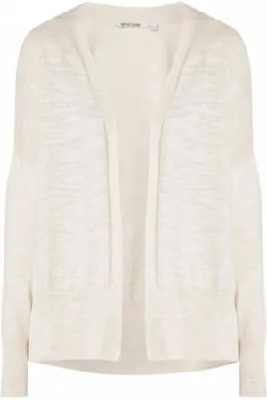 Moscow Short Cardigan Vest - Grain Melange