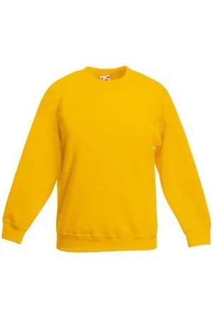 Fruit Of The Loom Basic sweater voor kinderen - jongens - - katoenmix 122/128