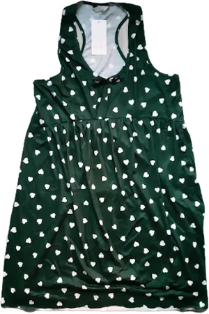Merkloos Dames nachthemd/strandjurk maat L groen
