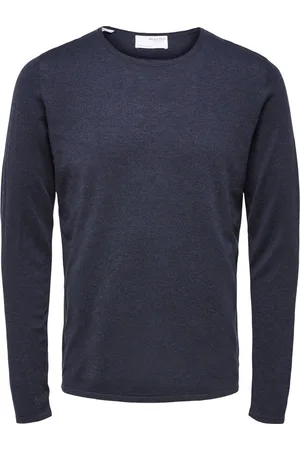 SELECTED SELECTED SLHROME LS KNIT CREW NECK G NOOS Heren Trui