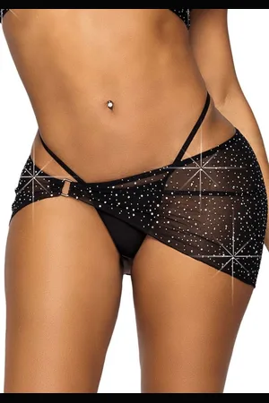 Leg Avenue Mesh bra top g-string & sarong
