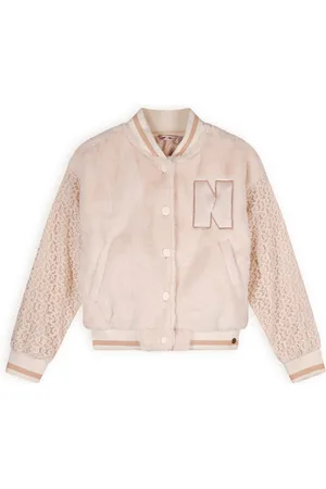 NoNo Meisjes baseball jasje fur - Darsy - Pearled