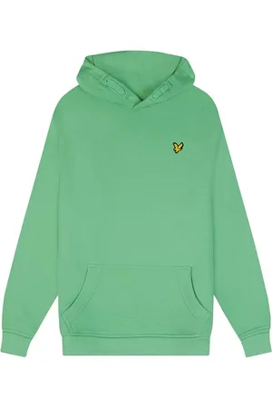 Lyle & Scott Kids Pullover Hoodie Lawn Green