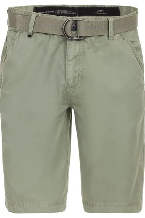 Casa Moda Chino Korte Broek Met Riem Katoen 544195900-362 - 32 (M)