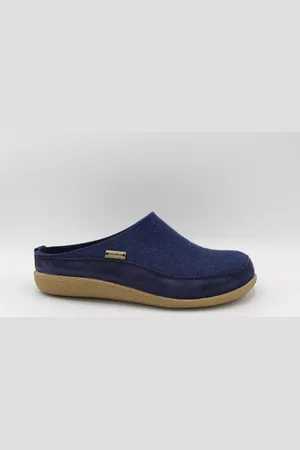 Haflinger Skane - Pantoffel - Unisex - Blauw