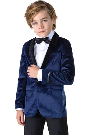 OppoSuits Deluxe Dinner Jacket - Deep Navy - Kids Blazer - Colbert -