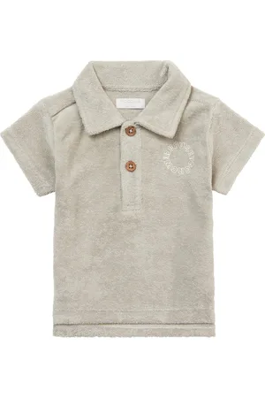 Noppies Babykleding Jongens Polo Moodus Willow Grey - 62