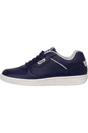 Fila Teens Unisex Tennis Sneaker C. Court Teens Medieval Blue-Gray Violet-37
