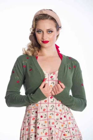 Banned Retro SUMMER BERRY Bolero - XL