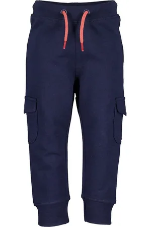 Blue Seven Effen blauwe joggingbroek