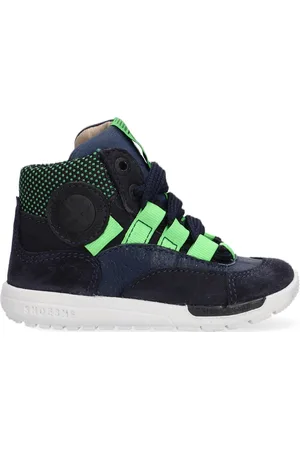 Shoesme Rf21w041 Hoge sneakers - Leren Sneaker - Jongens - Blauw