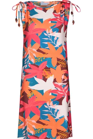 Pastunette Dames Jurk Rugged Flower - / Oranje - Ecovero Viscose