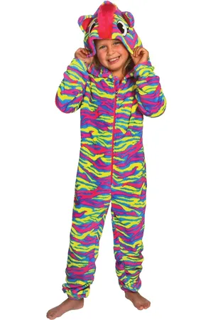 Produkt Polar Fleece Eendelige Pyjama, Kinder Onesie met Capuchon.