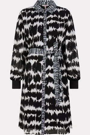 Esqualo Dress ribbed cuff Absolute Illusion