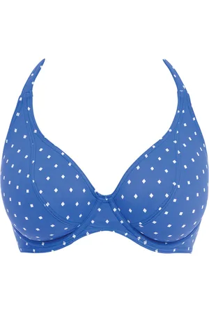 Freya Jewel Cove Halter Bikinitop Azure
