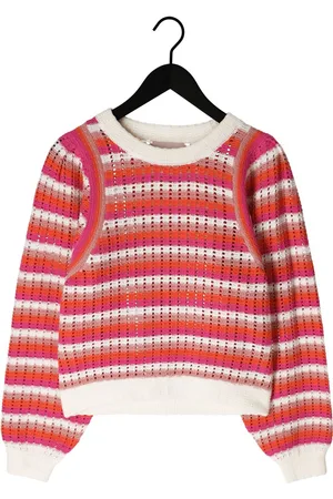 FREEBIRD Knit-point-stripe-cot-23-1 Truien & vesten Dames - Sweater - Hoodie - Vest-
