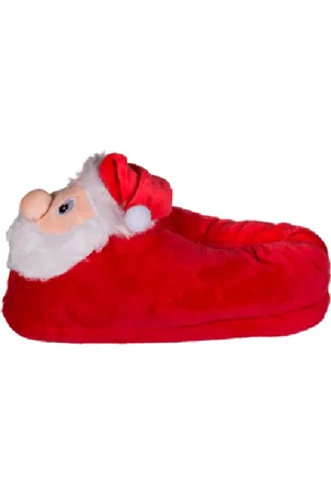 OUT OF THE BLUE Pantoffels / Slippers voor kids/ kinderen- Kerstman - maat 31-36