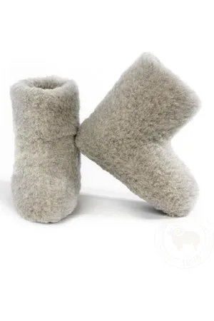 Alwero Sloffen Special Boots Lichtgrijs 35-36