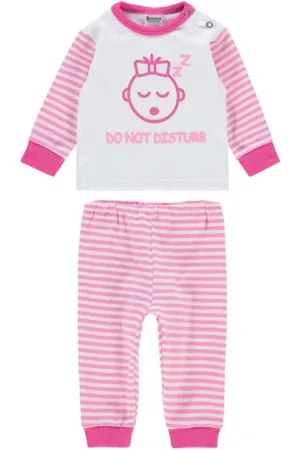 Beeren Bodywear Do Not Disturb Roze Baby Pyjama 24-422