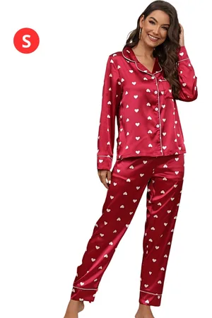 Merkloos Kerstpyjama - Kerst Pyjama - Dames - Vrouwen - Volwassenen - Set - Broek - Shirt - Christmas