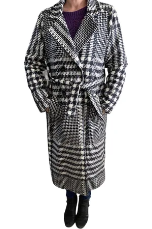 Merkloos Jas, pied de poule, maat L/Xl