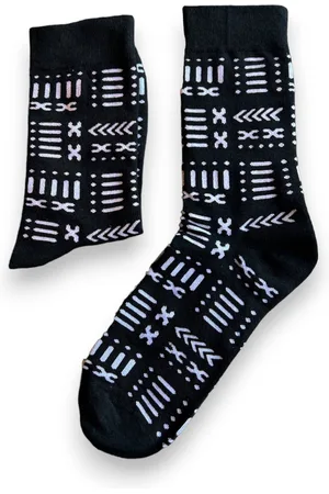 Merkloos Afrikaanse sokken / Afro sokken - - Afrika print kousen / Vrolijke sokken