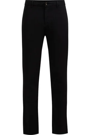 WE Fashion Heren Hybrids slim fit chino van jogkwaliteit