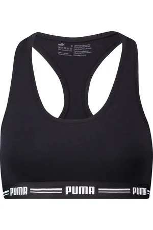 PUMA Iconic Racerback Bra - Racerback Sport Beha - M - Zwart