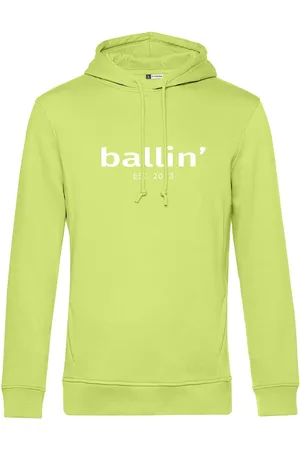 Ballin Heren Hoodies met Ballin Est. 2013 Basic Hoodie Print - Groen