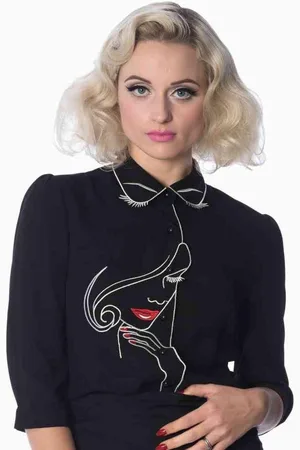 Dancing Days MODEL FACE Blouse - 4XL