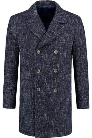 Club of Gents Coat gemeleerd