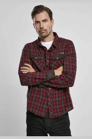 Brandit Duncan Checked Overhemd - 2XL - /Bruin