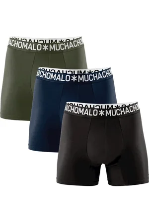 Muchachomalo Heren Heren Boxershorts Blauw En Groen 3-Pack - 3XL