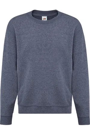Fruit Of The Loom Childrens Unisex Set In Sleeve Sweatshirt