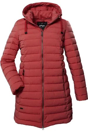 Killtec STOY dames parka jas - stepp parka dames - 39790 - /rood - maat 46
