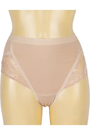 Merkloos Dames tailleslip 806 van J&C met kanten inzet Huid - maat XXL