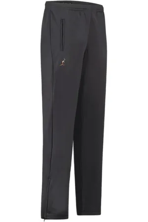 Australian Broek - uni acetaat - antrciet - maat XS