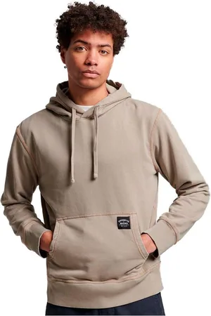Superdry Relaxed hoodie met contrasterende stiksels - Heren - Hoodies